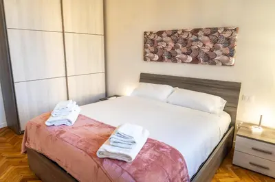 Letto o letti in una camera di Loft in Gavinana-Uguccione