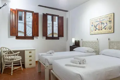 Letto o letti in una camera di Bargello Apartment