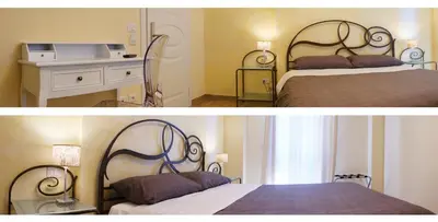 Letto o letti in una camera di B&B Terrazza Belfiore