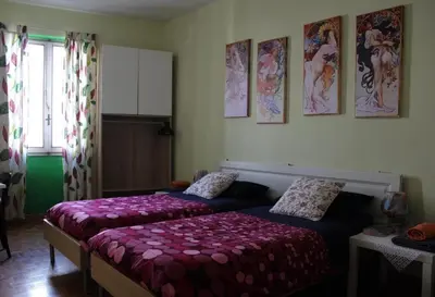 Letto o letti in una camera di Santa Maria Novella - Appartamento con terrazzo
