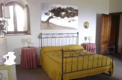 Letto o letti in una camera di Casa Adrigagi Firenze e La Via degli Dei