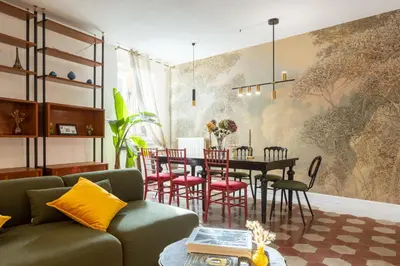 Area soggiorno di Santa Croce Luxury Apartment