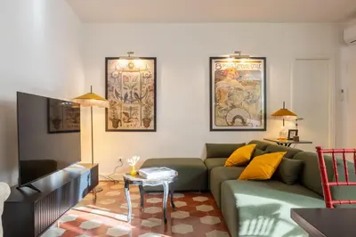Area soggiorno di Santa Croce Luxury Apartment