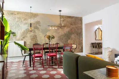 Area soggiorno di Santa Croce Luxury Apartment