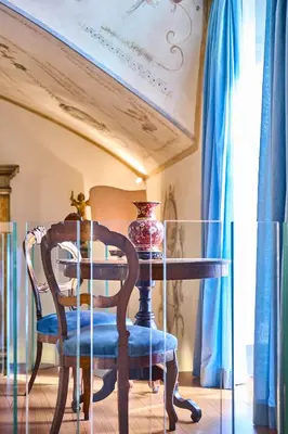 Area soggiorno di Duomo Luxury Florence Apartment