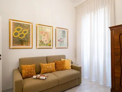 Area soggiorno di Apartment Signoria apartament by Interhome