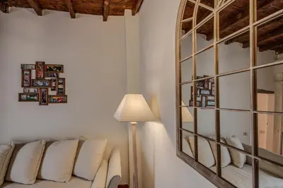 Area soggiorno di Apartments Florence- Gemma 2bd Tornabuoni area