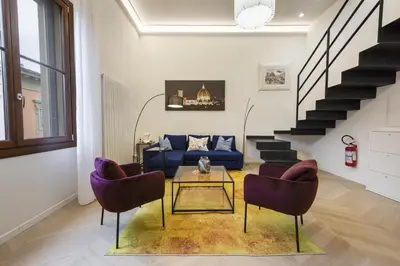 Area soggiorno di Maison San Gallo by MMega