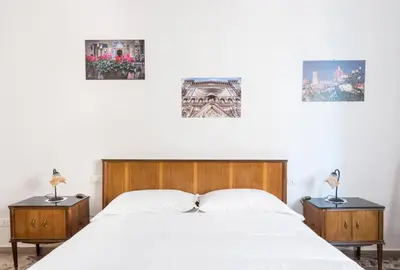 Letto o letti in una camera di Le Grazie Suite 1 in Florence