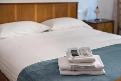 Letto o letti in una camera di Le Grazie Suite 1 in Florence