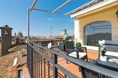 Balcone o terrazza di Apartments Florence La terrazza