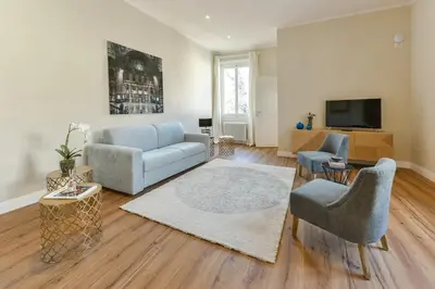 TV o dispositivi per l'intrattenimento presso Apartments Florence La terrazza
