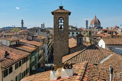 Vista generica su Firenze o vista sulla città dall'interno dell'appartamento