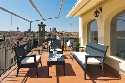 Balcone o terrazza di Apartments Florence La terrazza