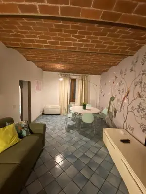 Area soggiorno di Santo Spirito apartment