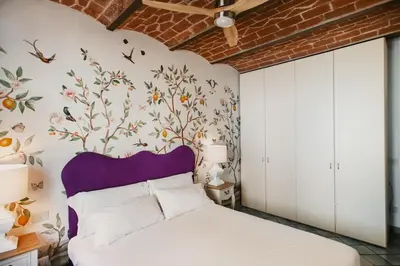 Letto o letti in una camera di Santo Spirito apartment