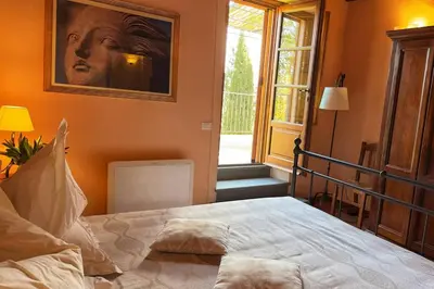 Letto o letti in una camera di Suite Luce at Villa Santa Lucia Nuova