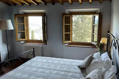 Letto o letti in una camera di Suite Luce at Villa Santa Lucia Nuova