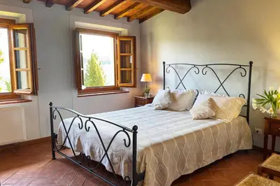 Letto o letti in una camera di Suite Luce at Villa Santa Lucia Nuova