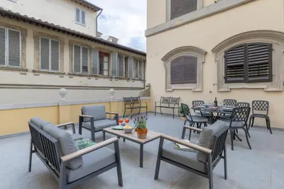 Balcone o terrazza di Florence Design apartment with large terrace