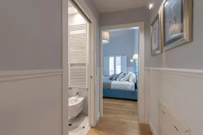 Letto o letti in una camera di Florence Design apartment with large terrace
