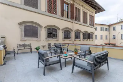 Balcone o terrazza di Florence Design apartment with large terrace