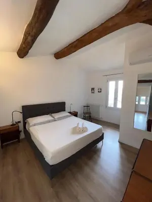 Letto o letti in una camera di Villa Taccetti - Appartamento 