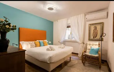 Letto o letti in una camera di Guicciardini Flat