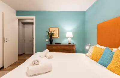 Letto o letti in una camera di Guicciardini Flat