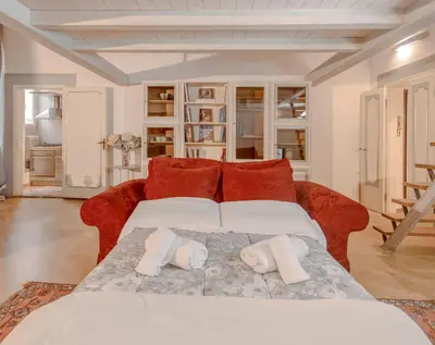 Letto o letti in una camera di Elegant Loft Serragli