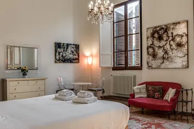 Letto o letti in una camera di Dimora Savelli - Sweet Dreams in Florence