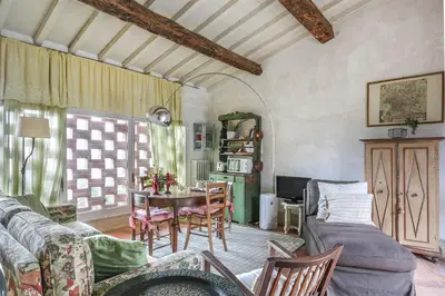 Area soggiorno di Settignano Tuscany Homes