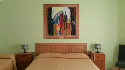 Letto o letti in una camera di Hotel Panorama