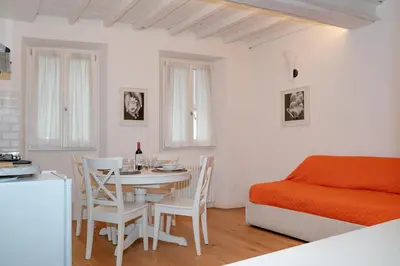 Area soggiorno di Borgo San Frediano Apartments Lab & Suite