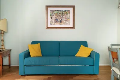 Area soggiorno di Erta Apartments Flat & Suite