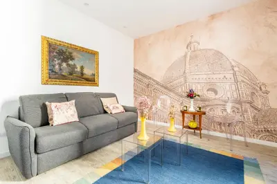 Area soggiorno di Dome House, Florence