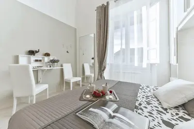 Area soggiorno di Accademia Apartment