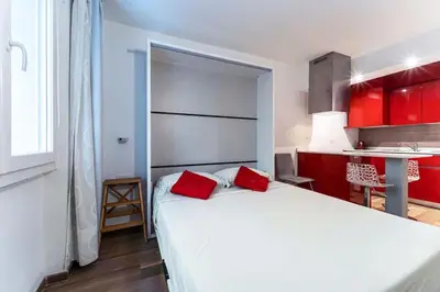 Letto o letti in una camera di Ponte Vecchio Flat