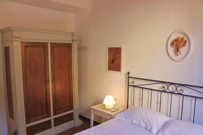 Letto o letti in una camera di Antica Vigna in Santa Croce