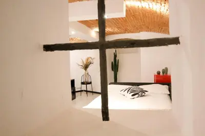 Letto o letti in una camera di Oltrarno Charm Apartment