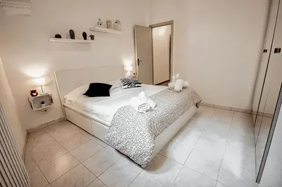 Letto o letti in una camera di Oltrarno Charm Apartment