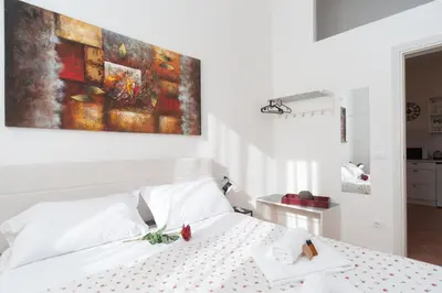 Letto o letti in una camera di Giada 103 - Central Florence Apartment by the train station