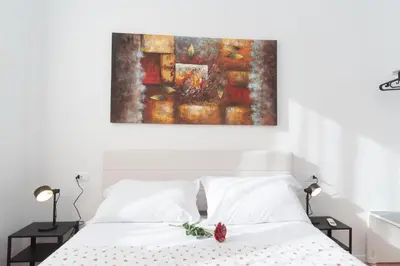 Letto o letti in una camera di Giada 103 - Central Florence Apartment by the train station