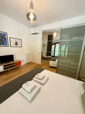 Letto o letti in una camera di San Gallo Loft & Lift
