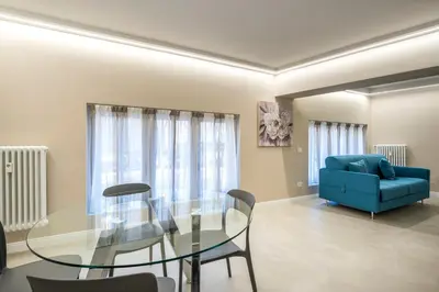 Area soggiorno di Matteotti Central Luxury - Elegant & Bright Florence Stay
