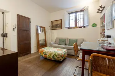 Area soggiorno di One bedroom apartment with Patio n2