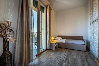 Letto o letti in una camera di Florence Ventuno B&B