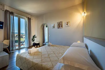 Letto o letti in una camera di Florence Ventuno B&B