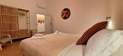 Letto o letti in una camera di Casa Ginger