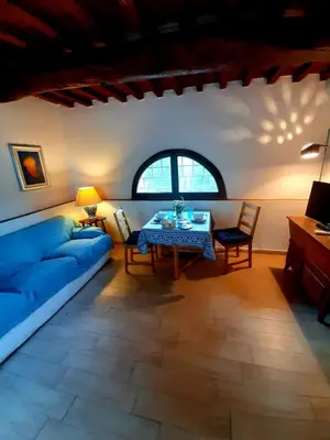 Area soggiorno di Country home in the Chiantishire close to Florence
